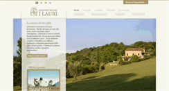 Desktop Screenshot of countryhouseilauri.it